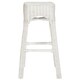 preview thumbnail 3 of 5, SAFAVIEH 30-inch Percy Wicker White Distress Bar Stool - 18.9" x 18.9" x 29.5"