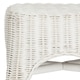 preview thumbnail 5 of 5, SAFAVIEH 30-inch Percy Wicker White Distress Bar Stool - 18.9" x 18.9" x 29.5"
