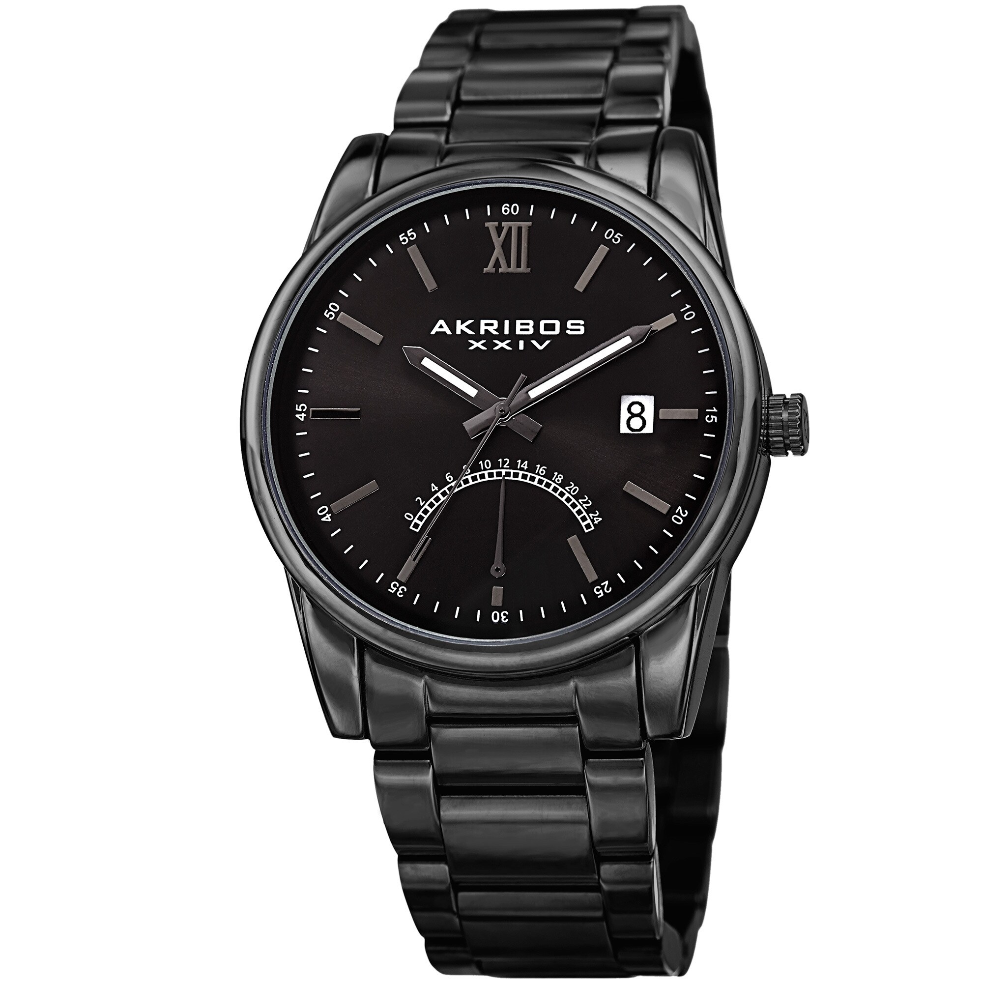 akribos xxiv black watch