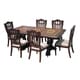 preview thumbnail 1 of 2, Handmade D-Art Sheraton 7-piece Mahogany Wood Extendable Dining Set (Indonesia)