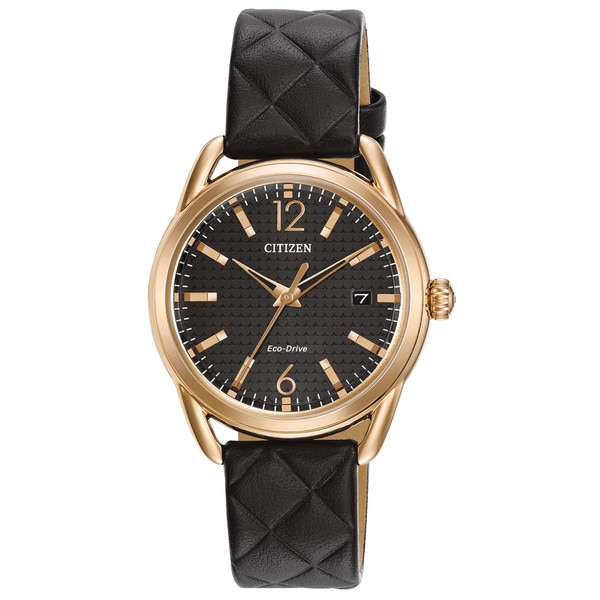 citizen women's watch leather band