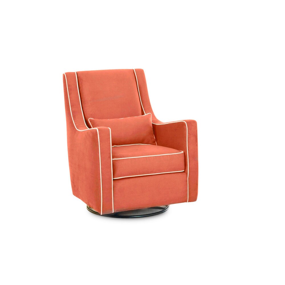 orange glider chair