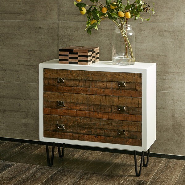 Madison Park Kace Chestnut 3-Drawer Chest