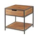 preview thumbnail 2 of 6, Madison Park Ryker Natural/Graphite End Table