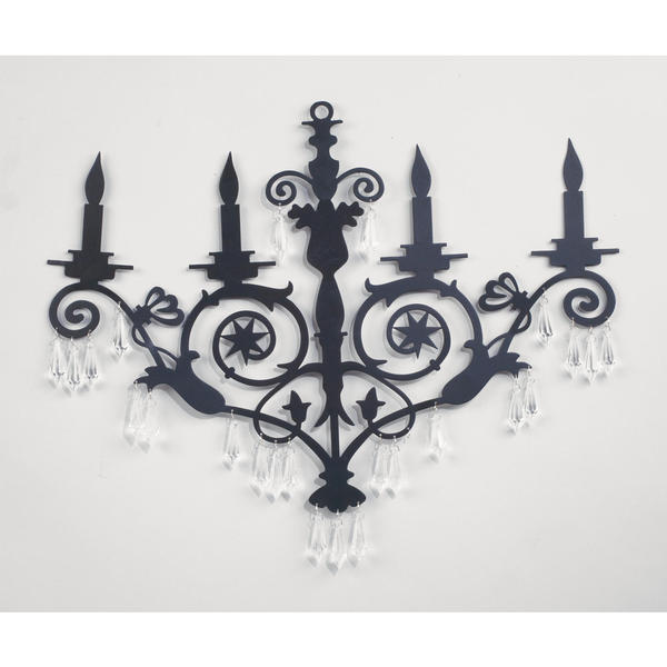 chandelier metal wall art