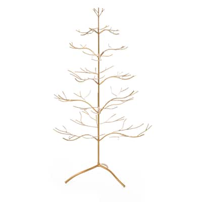 Gold Metal 36-inch Ornament Tree