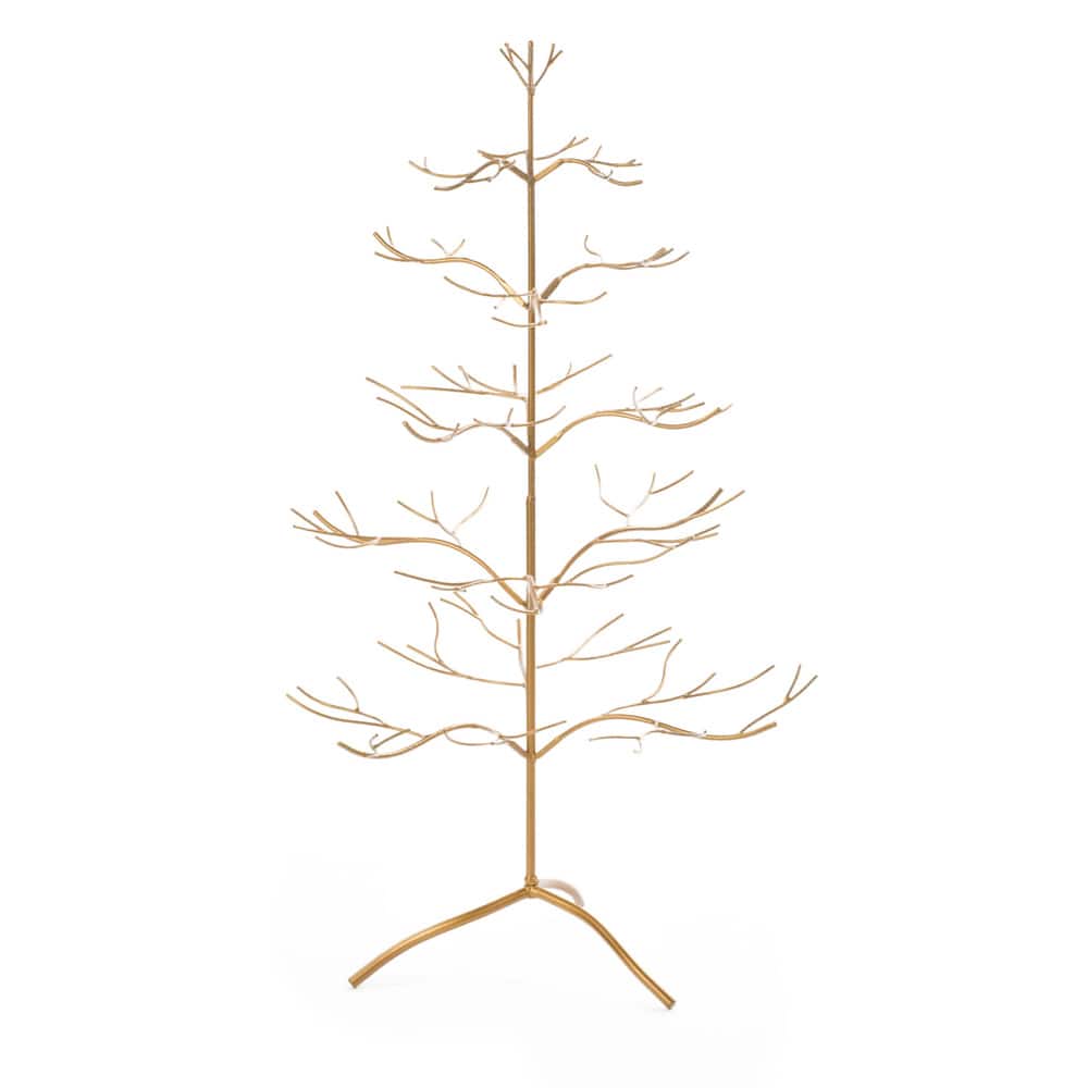 Gold Metal 36-inch Ornament Tree