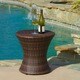 preview thumbnail 6 of 23, Christopher Knight Home 3-Piece Outdoor Wicker Chat Set with Cushions - N/A