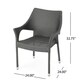 preview thumbnail 16 of 23, Christopher Knight Home 3-Piece Outdoor Wicker Chat Set with Cushions - N/A