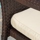 preview thumbnail 15 of 24, 3-piece Outdoor Wicker Chat Set with Cushions by Christopher Knight Home