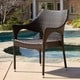 preview thumbnail 13 of 23, Christopher Knight Home 3-Piece Outdoor Wicker Chat Set with Cushions - N/A