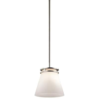 Kichler Lighting Hendrik Collection 1-light Brushed Nickel Mini Pendant