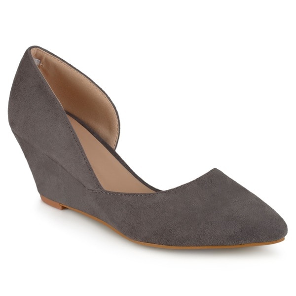 journee collection lenox wedge pump