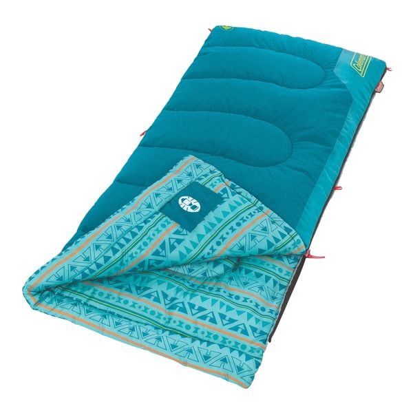 Coleman Kids 50 Blue ThermoTech Glow-in-the-Dark Sleeping Bag