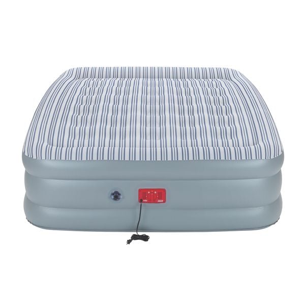 coleman supportrest plus pillowtop twin double high airbed