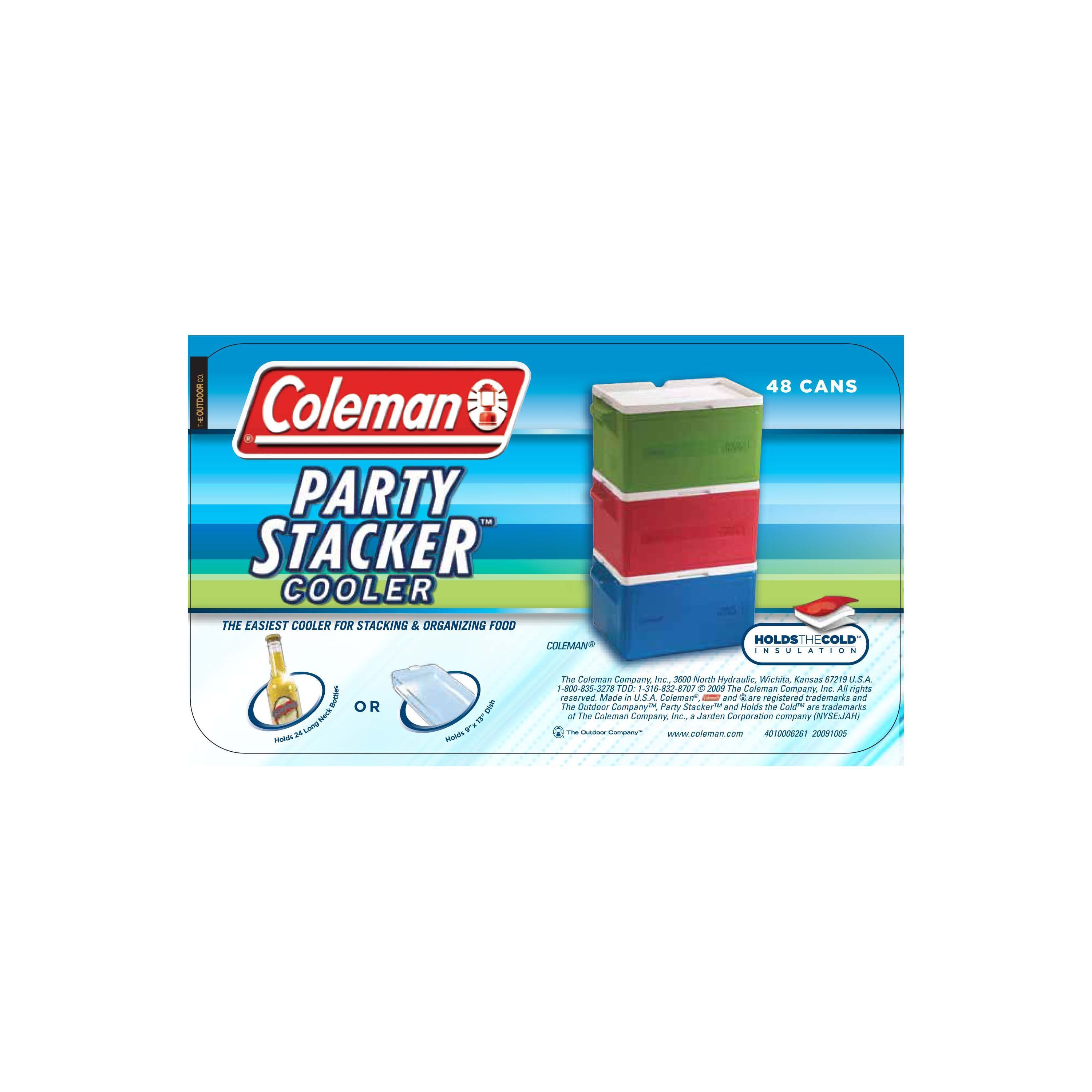 coleman party stacker 48 can