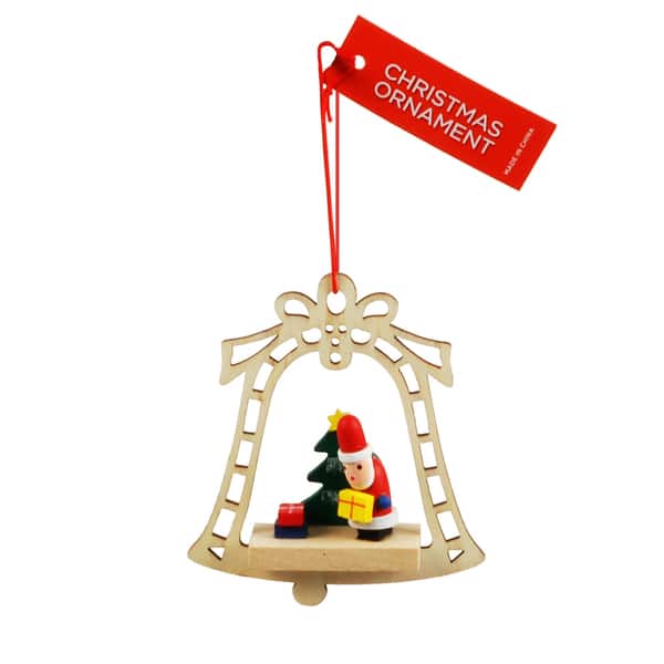 Wooden Christmas Tree Ornament - Overstock - 13391338