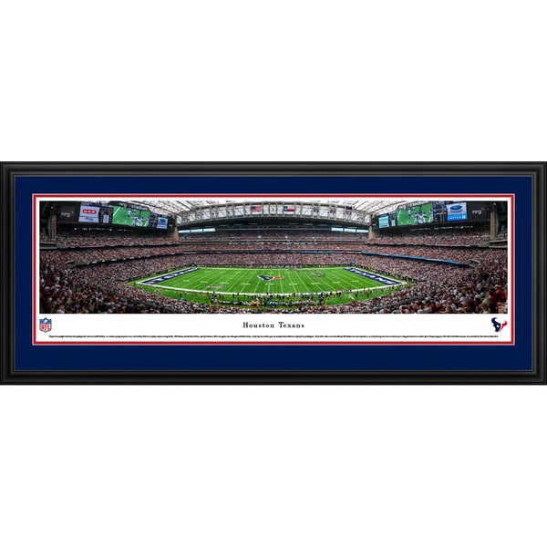 Blakeway Panoramas 'Houston Texans - 50 Yard Line' Framed NFL Print