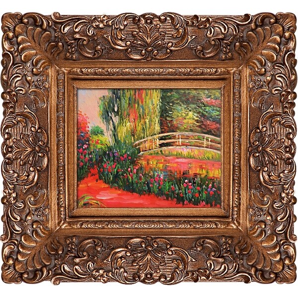 Claude Monet 'The Japanese Bridge' (The Water-Lily Pond, Water Irises ...