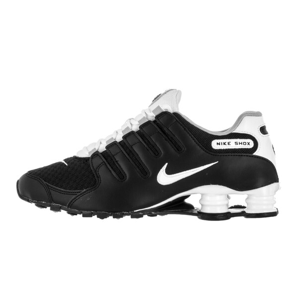 nike shox black and white