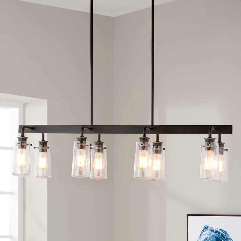 Kichler Lighting Braelyn Collection 8-light Olde Bronze Linear Chandelier