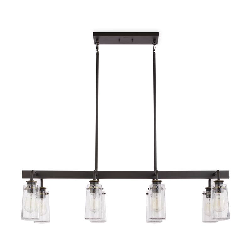 Kichler Lighting Braelyn Collection 8-light Olde Bronze Linear Chandelier