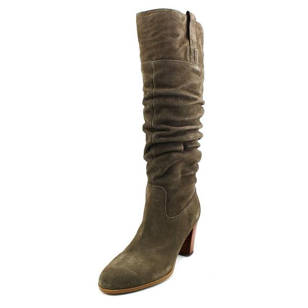green suede boots womens