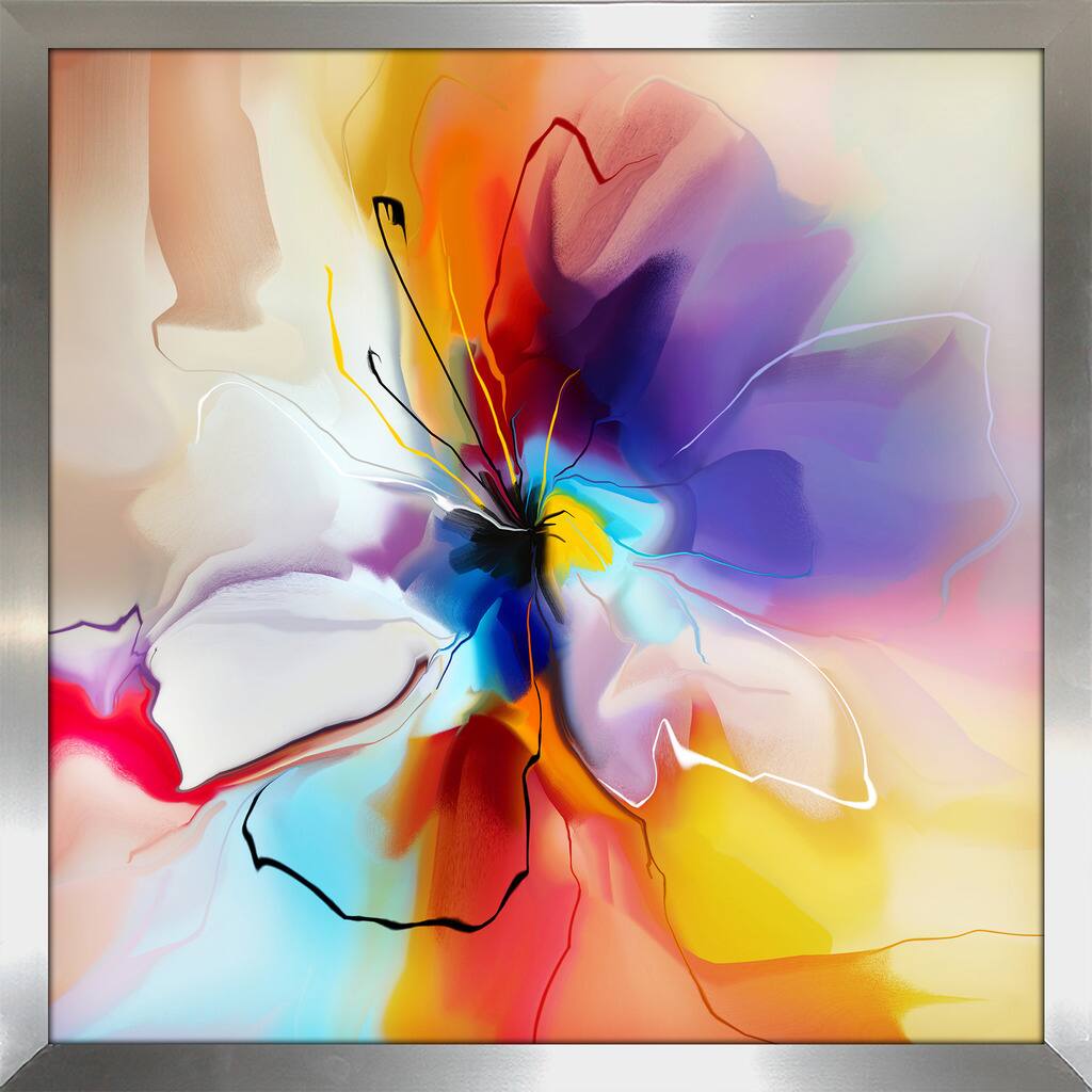 "Visions of Fire" Framed Plexiglass Wall Art