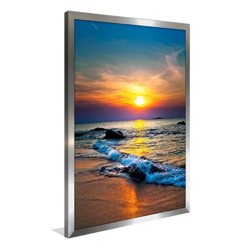 "Sunset Splendor 3" Framed Plexiglass Wall Art