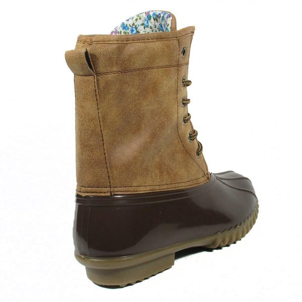 flat duck boots