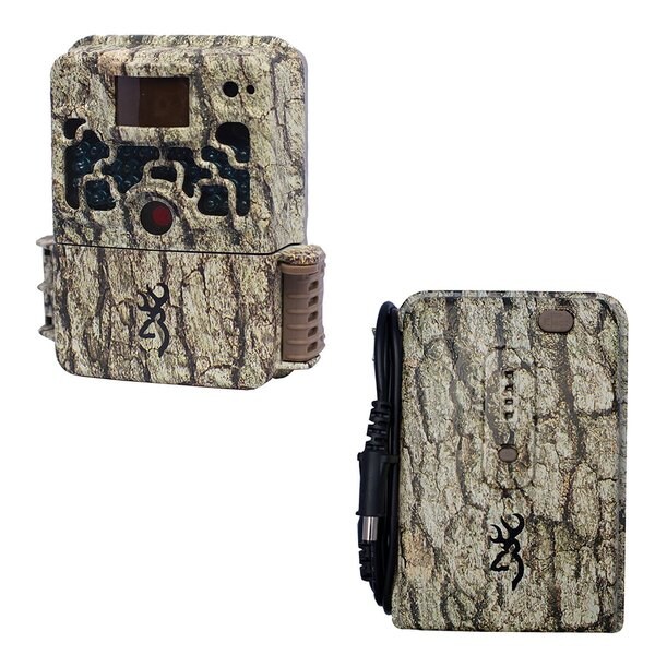Browning Strike Force Trail Camera with Browning Trail Camera External Battery Pack