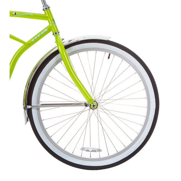 lime green beach cruiser