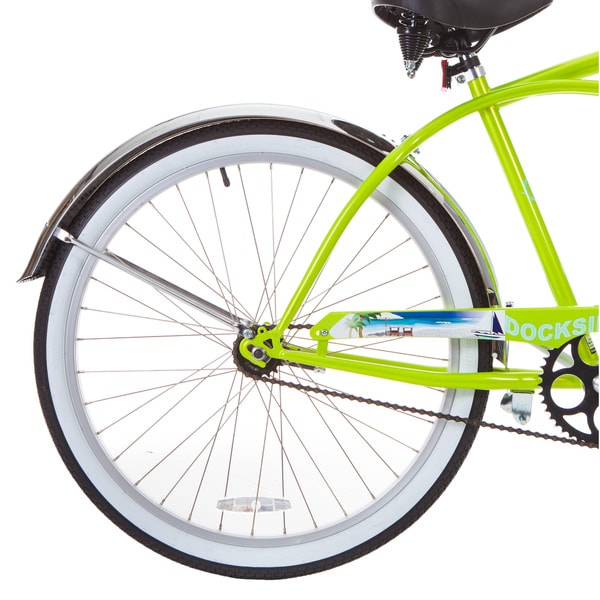 lime green beach cruiser