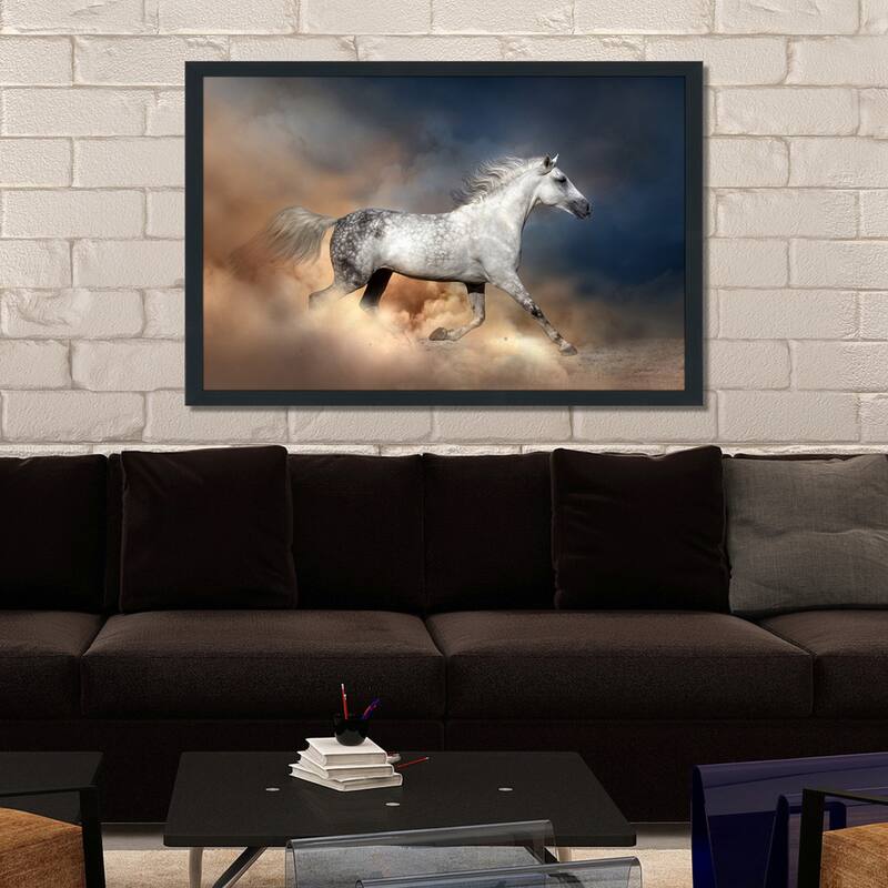 "Wild Horse" Framed Plexiglass Wall Art