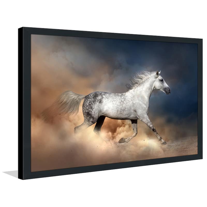"Wild Horse" Framed Plexiglass Wall Art