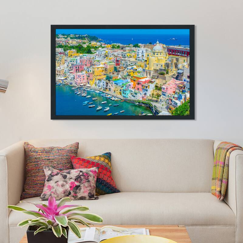 "Napoli" Framed Plexiglass Wall Art