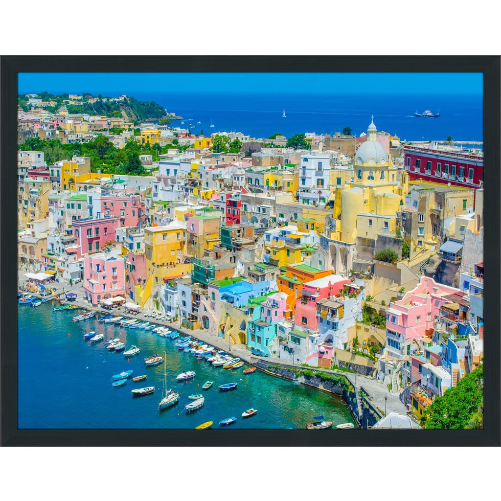 "Napoli" Framed Plexiglass Wall Art