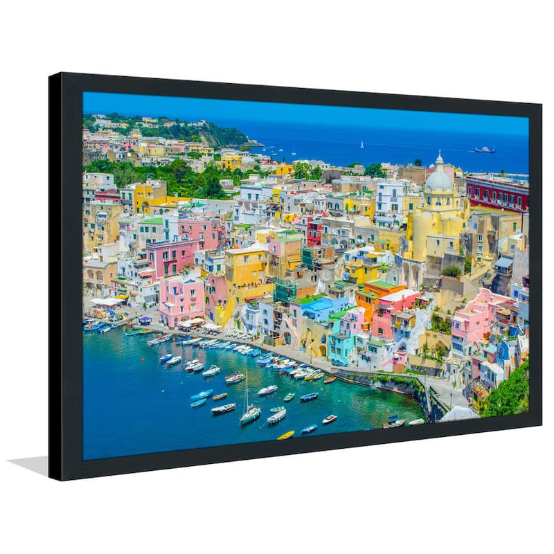"Napoli" Framed Plexiglass Wall Art