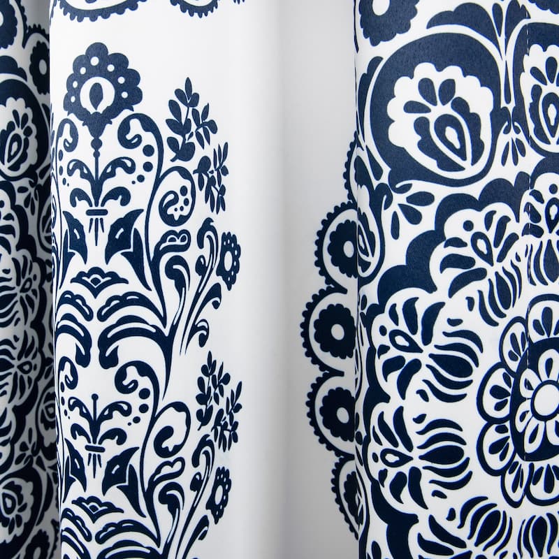 Lush Decor Evelyn Medallion Room-darkening Window Curtain Panel Pair