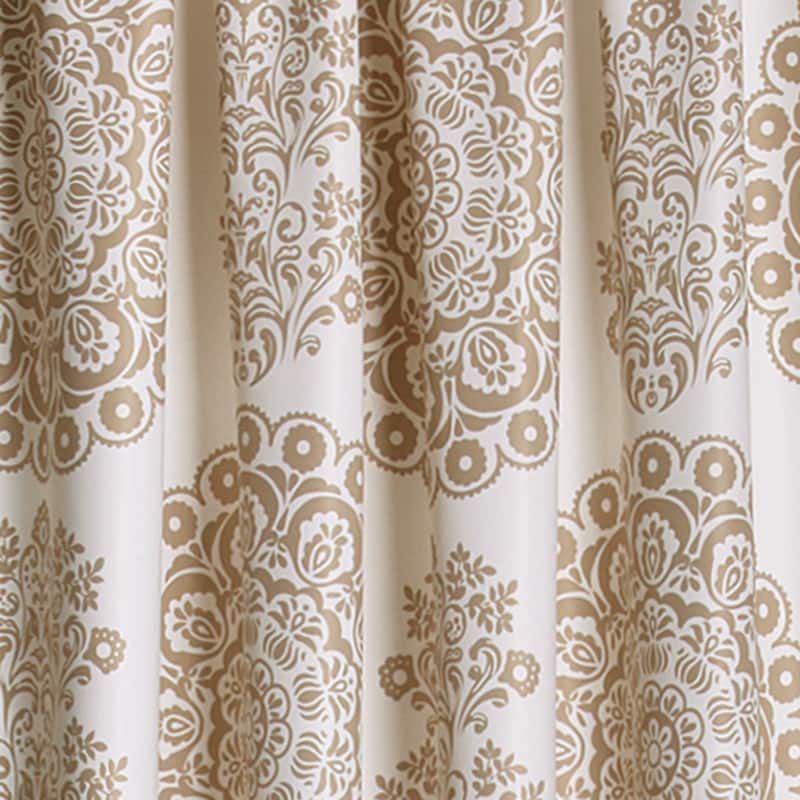 Lush Decor Evelyn Medallion Room-darkening Window Curtain Panel Pair