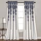 preview thumbnail 1 of 48, Lush Decor Stripe Medallion Room Darkening Curtain Panel Pair