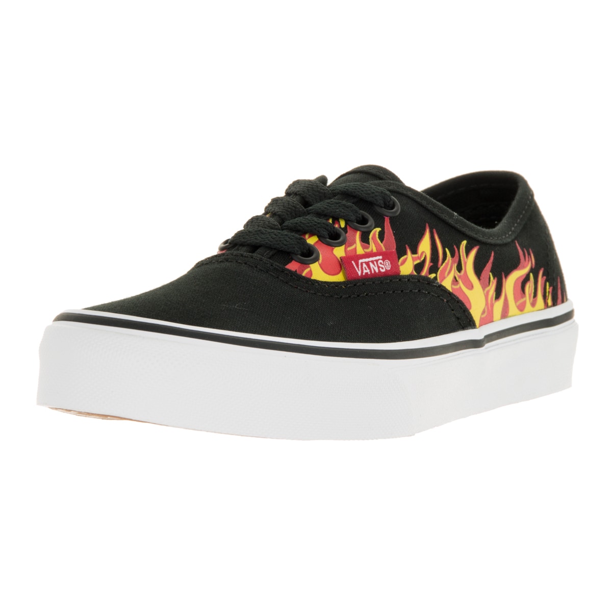 vans with flames kids