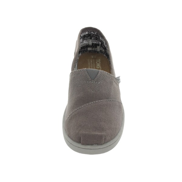 toms ash grey canvas