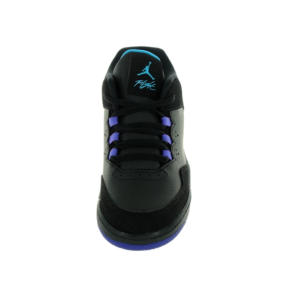 black and blue toddler jordans