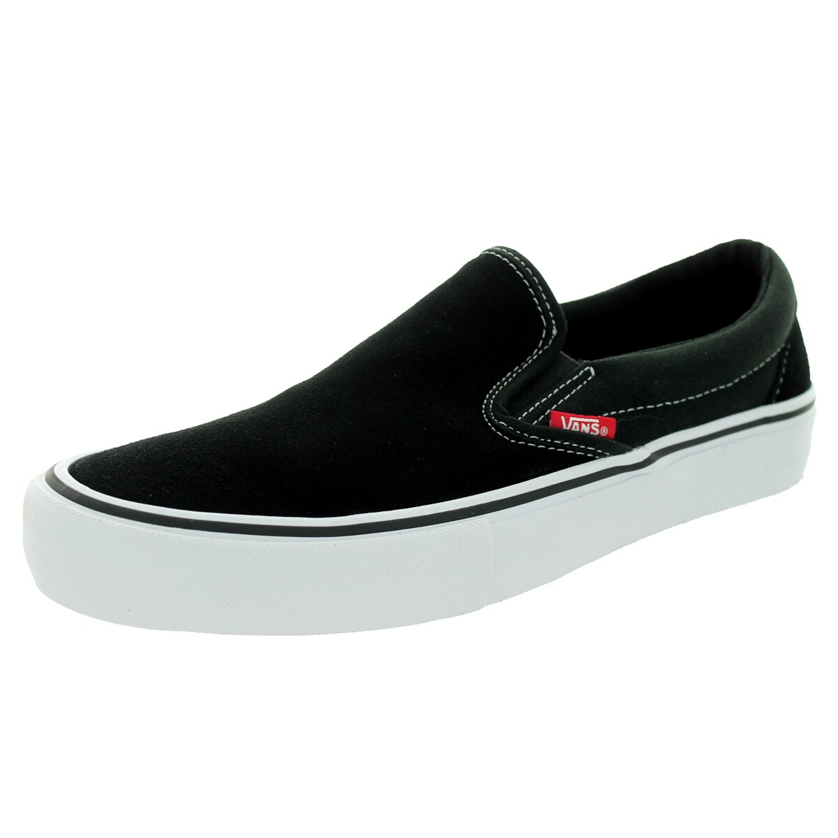 vans slip on pro black gum