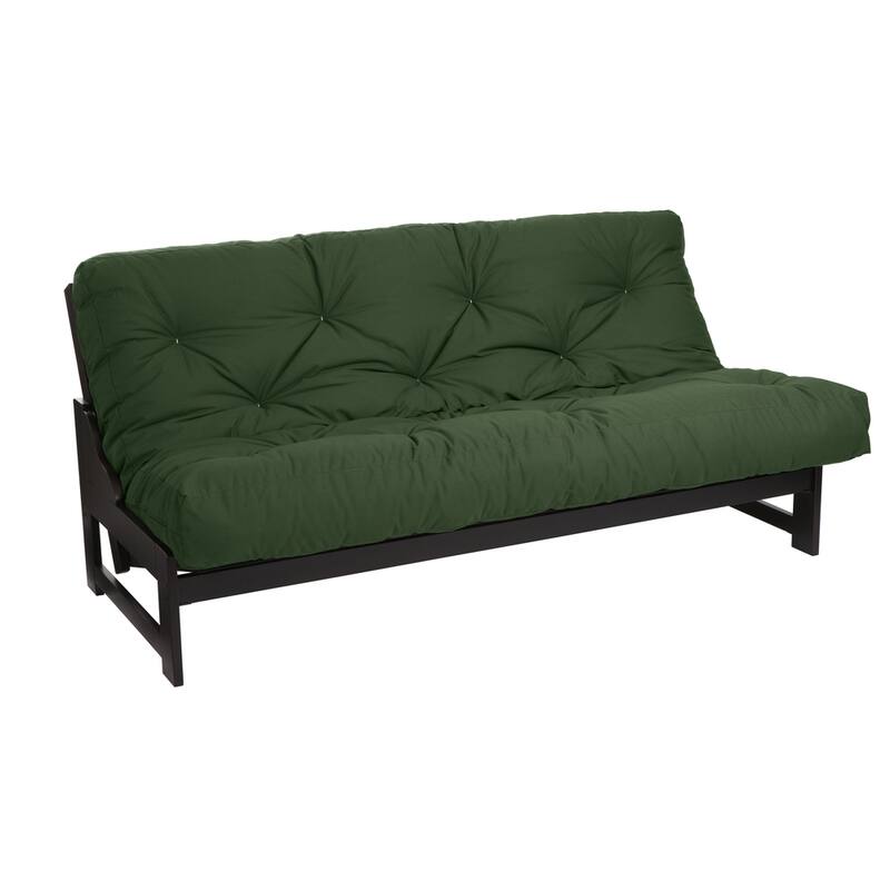 TruPedic Porch & Den Hansen Full-size 5-inch Futon Mattress - Frame Not Included - Hunter Green - Full