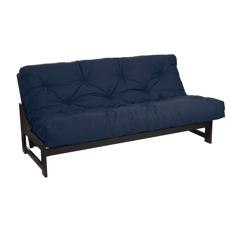 TruPedic Porch & Den Hansen Full-size 5-inch Futon Mattress - Frame Not Included - Navy - Full