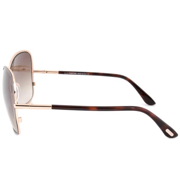 Tom Ford Solange FT0319 28F Rose Gold/Brown Frame Brown  display picture 2