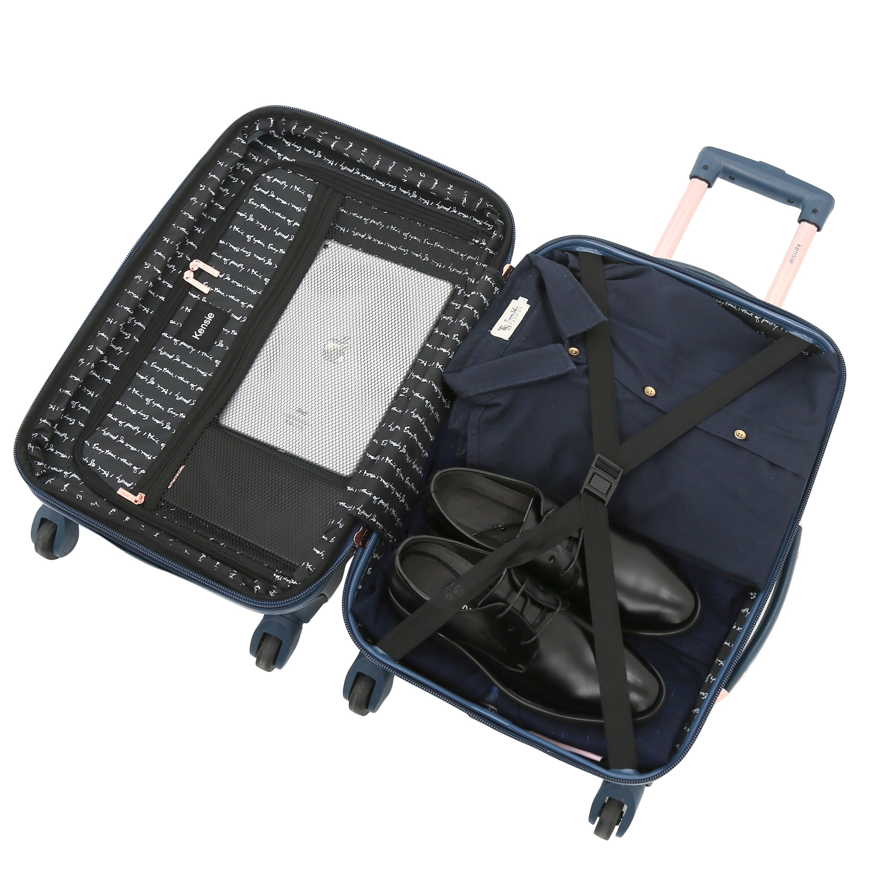 kensie luggage 3 in 1