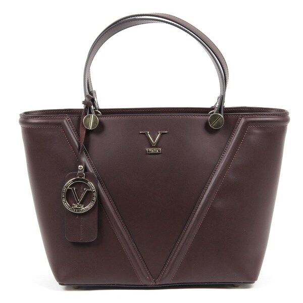 1969 V Italia Signature Leather Burgundy Tote Bag Free 1969 V Italia Signature Leather Burgundy Tote Bag